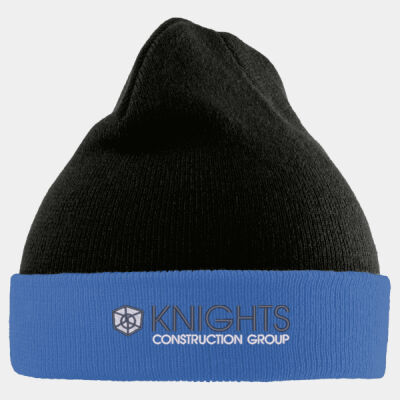 Black / Royal Beanie Hats Thumbnail